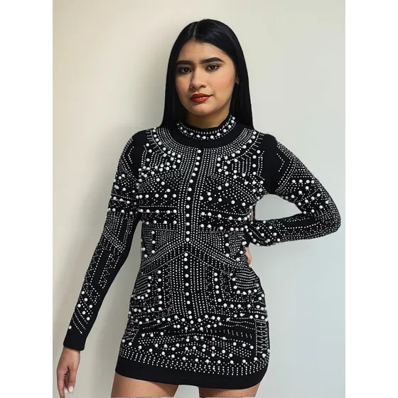 Vestido  Con Brillo
