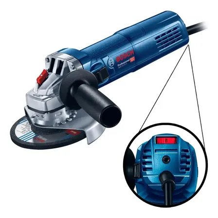 Esmerilhadeira Angular 5 Pol 900w Gws 9-125 S Bosch Azul 220v