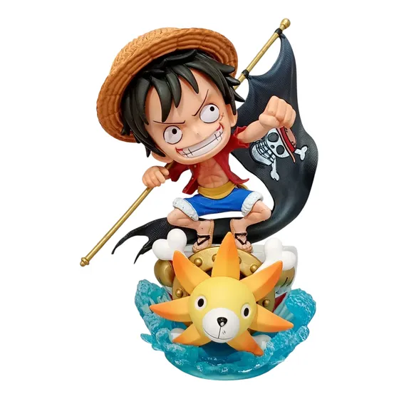 Figura Coleccionable Luffy On Thousand Sunny One Piece 20 Cm