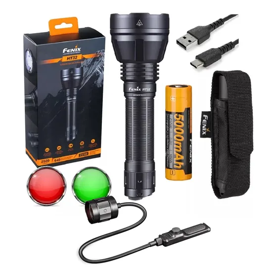 Linterna Tactica Fenix Ht32 2500 Lumens 640m + Swich Remoto.