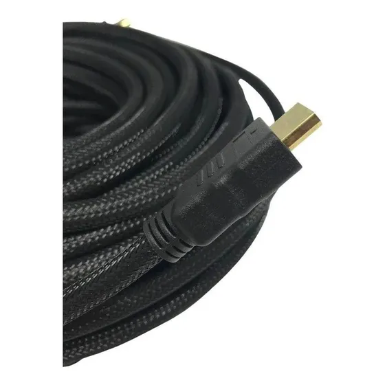 Cabo Hdmi 2.0 20 Metros 4k Hdr 3d Ultra Hd Filtro E Malha