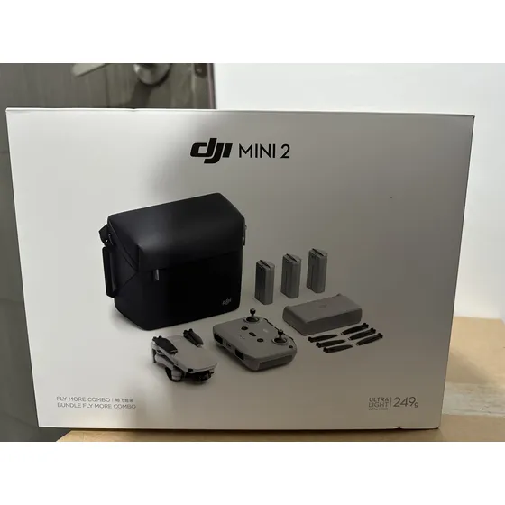 Drone Dji Mavic Mini 2 Fly More Combo 4k Gris, 3 Baterías Gris