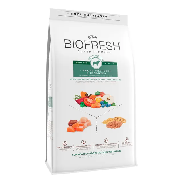 Biofresh Adulto Raza Grande Y Gigante Super Premium 15k 