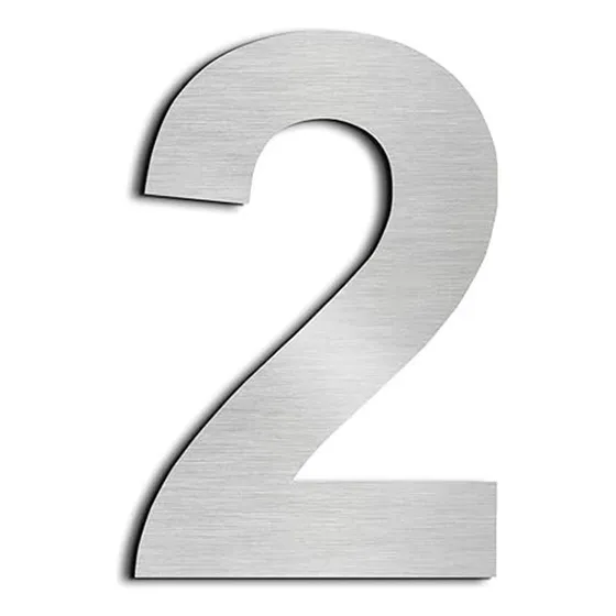 Numeros De Acero Inoxidable 10cm Metal Casas 1mm 1unidad