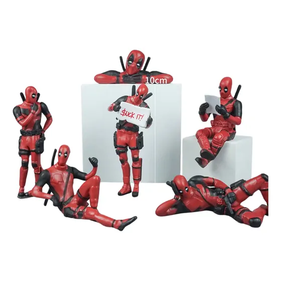 Figuras Deadpool Colección Set X 6 Muñecos