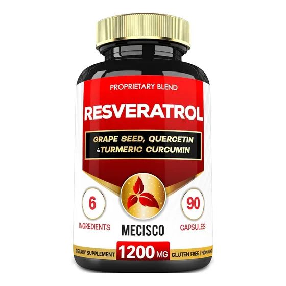 Resveratrol Trans Con Semilla De Uva 1200mg 90 Cap