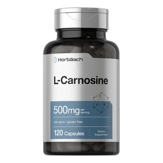 Suplemento Horbaach L-carnosina 500 Mg 120 Cápsulas