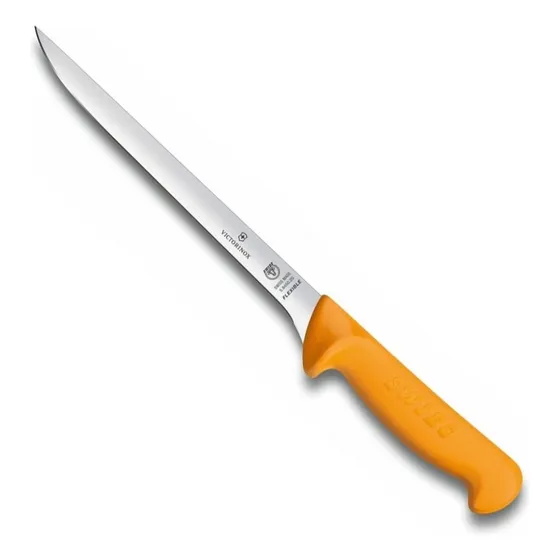 Cuchillo De Pescado Swibo Victorinox #5.8450.20 Color Amarillo