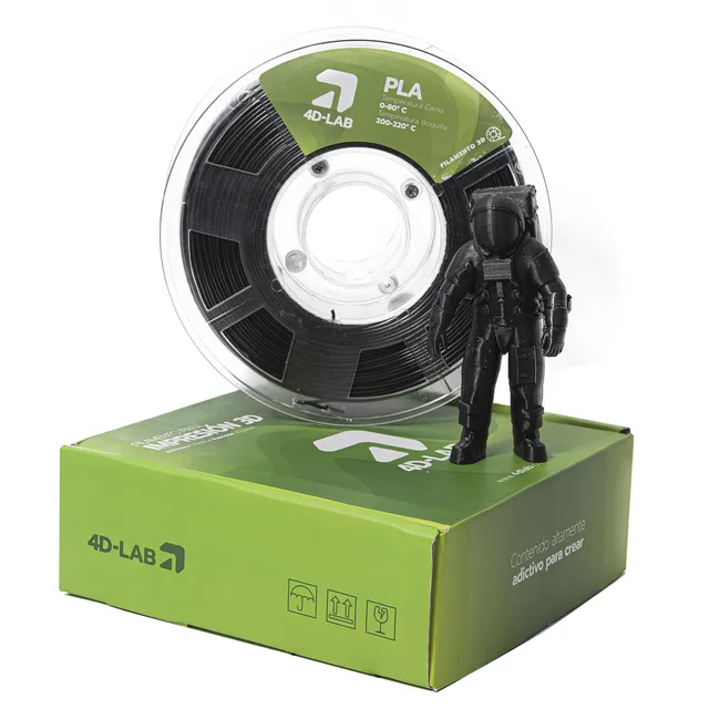 Filamento Pla Premium Negro 1.75mm +/-0.03mm