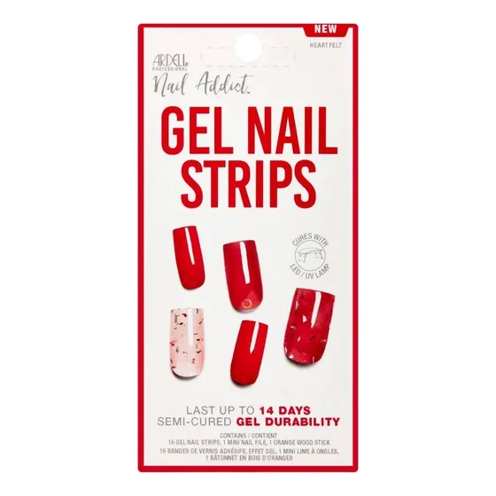 Ardell Uñas Adhesivas Gel Nail Strips Heartfelt Ardell Uñas Adhesivas Gel Nail Strips Heartfelt Ardell Uñas Adhesivas Gel Nail Strips Heartfelt