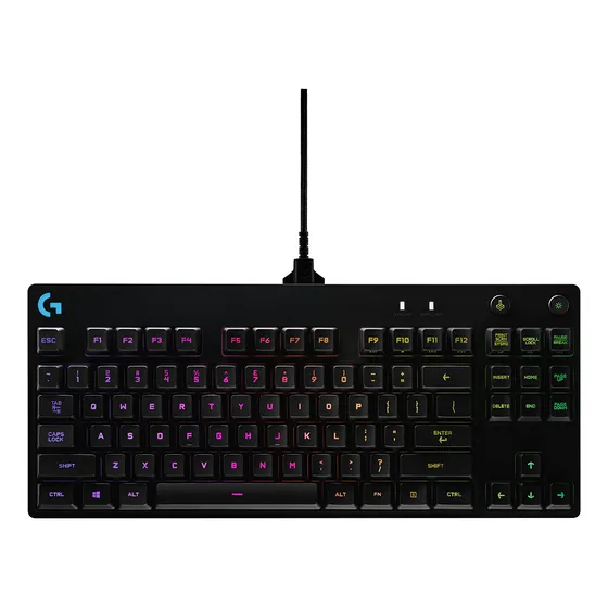Teclado Gaming Logitech G Pro Rgb Retroiluminado Ultra Portá
