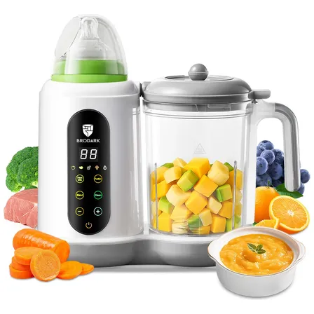 Multiprocessador Processador De Alimentos Para Bebê 5 Em 1 Branco 127v