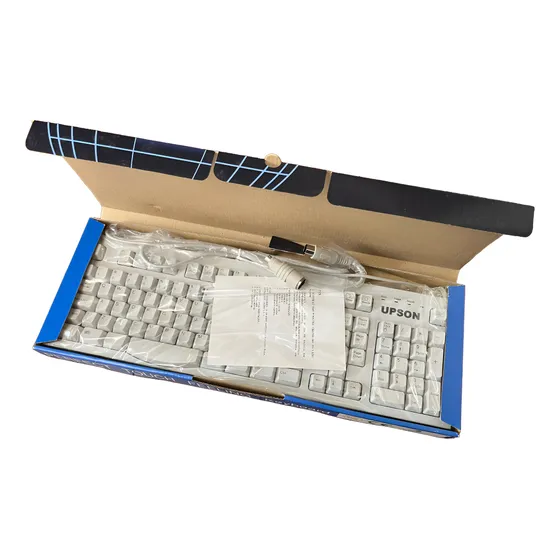Teclado Computador At Din Upson Com Fio Antigo Vintage