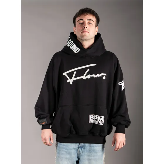 Buzo Hoodie Oversize Charlie & Thomy Mod. M.m.d Algodón