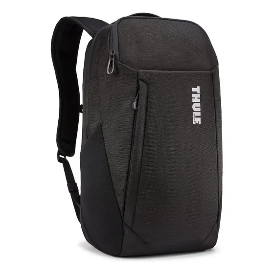 Mochila Thule Accent para portátil de 20 litros, color negro, diseño de tela lisa