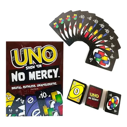 Jogo de Cartas Uno No Mercy Mattel