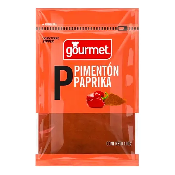 Pimenton Paprika Gourmet Envase Zipper 100 G