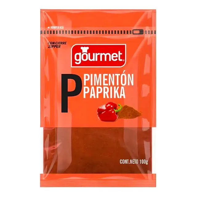 Pimenton Paprika Gourmet Envase Zipper 100 G
