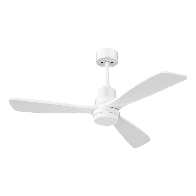 Ventilador Techo Madera Solida Nogal 52  Luz, Control Remoto