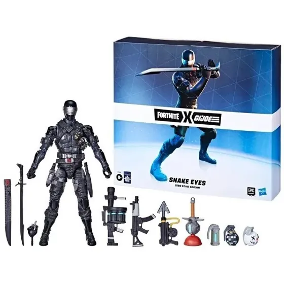 Figura Gi Joe Fortnite Snake Eyes Zero Point Edition 15 Cm