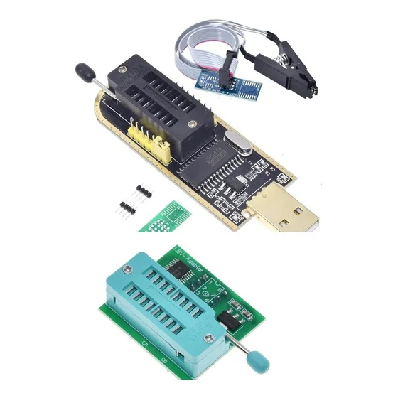 Programador Eeprom, Pic Ch341a, Pinzas Y Regulador 1.8v