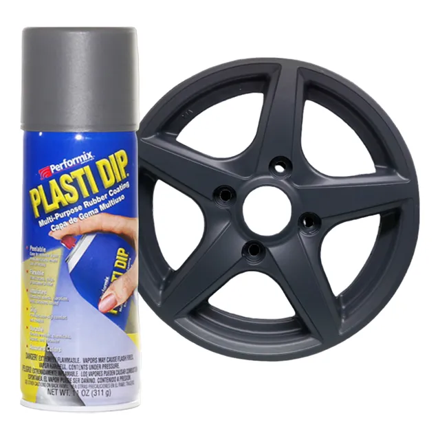 Pintura Aerosol Plasti Dip Gris Mate Para Llantas