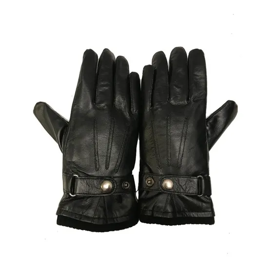 Guantes De Cuero Para Hombre Con Abrigo Elegantes Barak