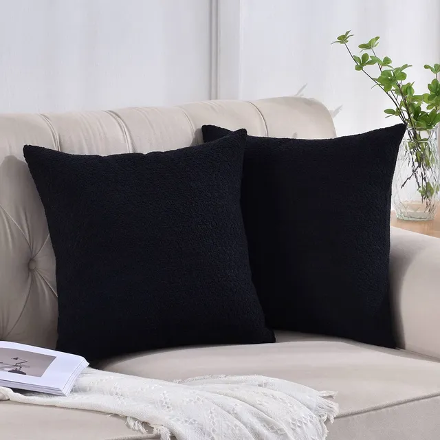 2 Funda Almohada Acogedora Textura Similar Un Boucle X