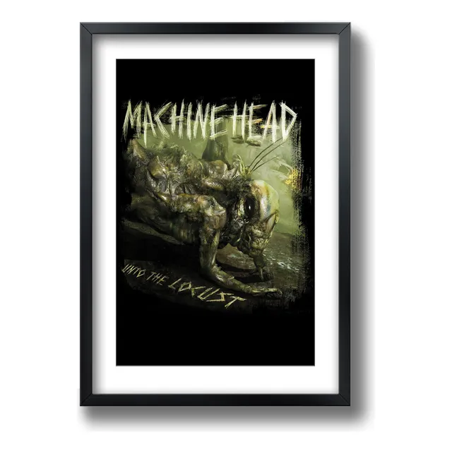 Quadro Black Sabbath Dio Acdc Guns Tp Paspatur C Moldura A3