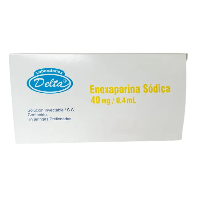 Enoxaparina Sodica 40mg X 10