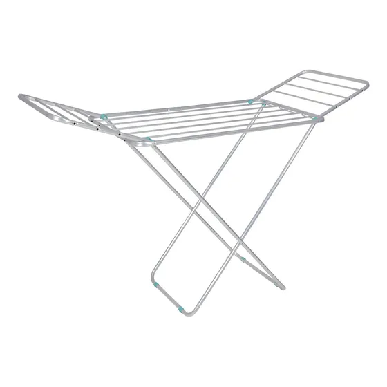 Tender Tendedero Ropa Pie Aluminio Plegable Alas Slim Mor 6045