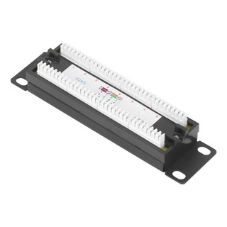 Painel De Patch De Rede 8 Portas Montagem Em Parede Utp Cat6 Painel De Patch De Rede 8 Portas Montagem Em Parede Utp Cat6