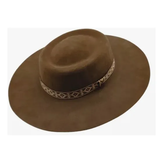 Sombreo Tradicional Gaucho Para Campo Andar A Caballo - Marrón Oscuro G