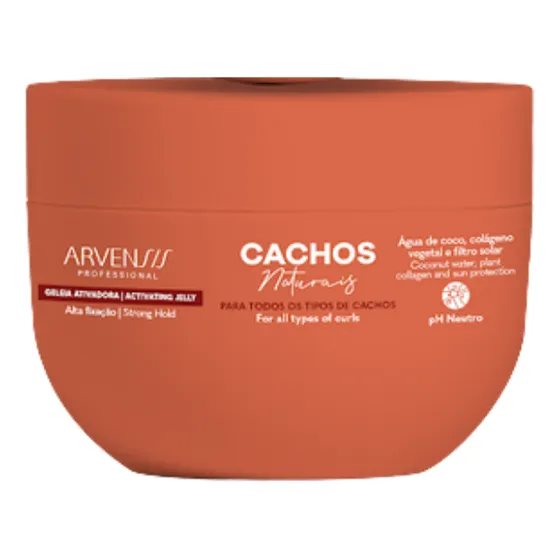 Geleia Ativadora Cachos Alta Fixação Arvensis Vegana 250g