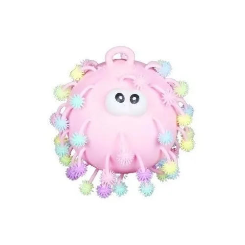 Squishy Yoyo Loco Con Luz Sensorial Antiestres Multicolor