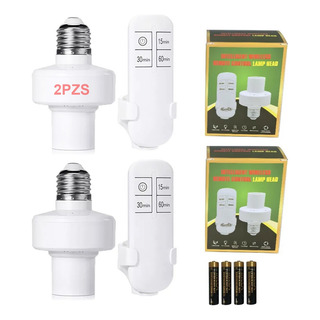 Soquet Inteligente Para Foco 2pcs Con Control Remoto E26/e27 Soquet Inteligente Para Foco 2pcs Con Control Remoto E26/e27