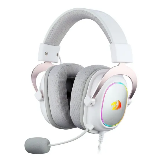 Headset Gamer Rgb Redragon Zeus X Branco Entrega Hoje Sp