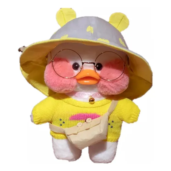 Duck Paper Pato Lalafanfan Pelúcia 30cm Acessório Boneca 