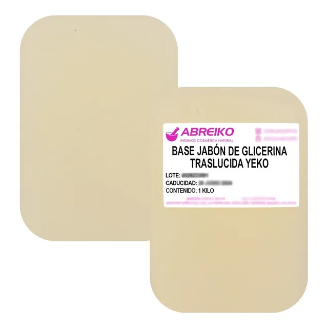 Base Jabón De Glicerina Traslucida Yeko Alta Dureza 1 Kilo
