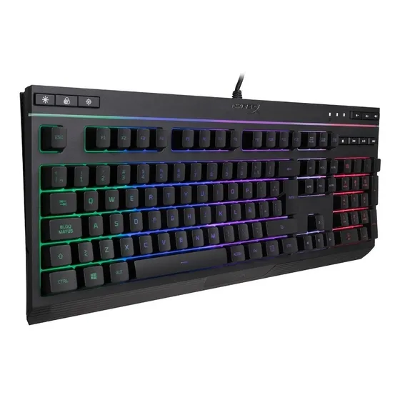 Teclado Hyperx Alloy Core Rgb Gaming Color del teclado Negro Idioma Español Latinoamérica