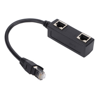 Js Divisor De Cable Ethernet Rj45, Adaptador De 1 A 2 Js Divisor De Cable Ethernet Rj45, Adaptador De 1 A 2