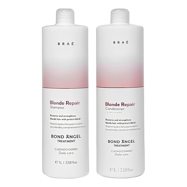 Blonde Repair Kit Shampoo 1l + Condicionador 1l - Braé Blonde Repair Kit Shampoo 1l + Condicionador 1l - Braé
