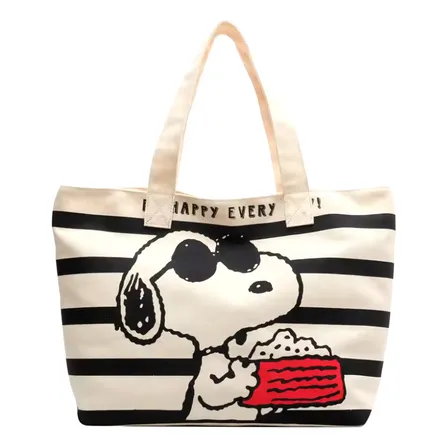 Cartera Bolso De Lona Snoopy, Minnie, Hello Kitty, Labubu