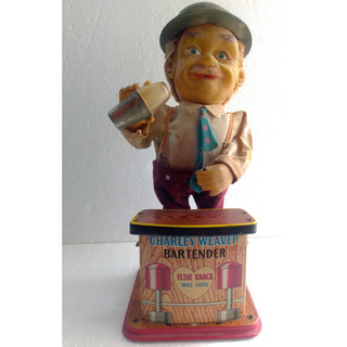 Muñeco Figura Charley Weaver Bartender Toy 1962 Muñeco Figura Charley Weaver Bartender Toy 1962
