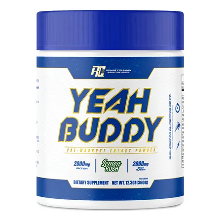 Pré Treino Yeah Buddy Ronnie Coleman 360g Lemon Rush Limon Rush