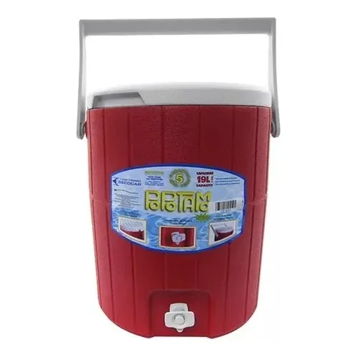 Termo Plástico Popotamo Decocar 19 Litros Con Dispensador 