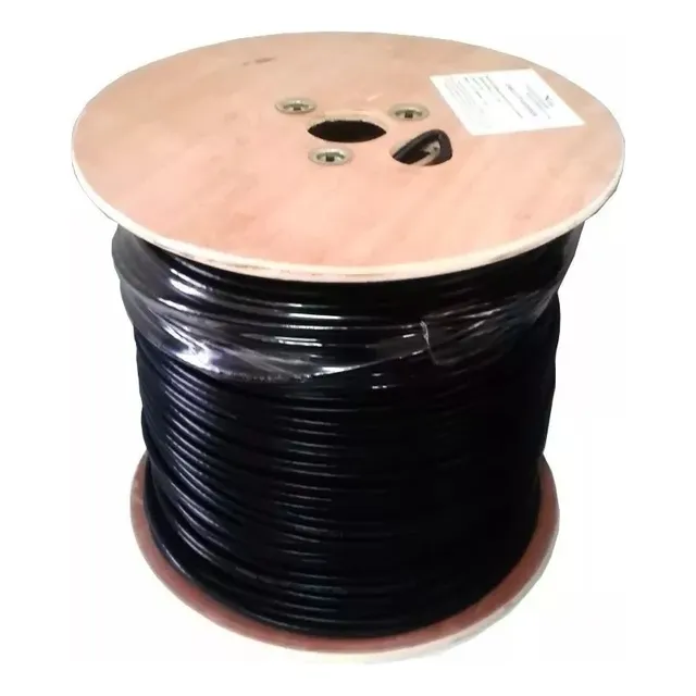 Bobina Xcase Utp Cat 6 305m Negro Doble Forro Acccable21dofo
