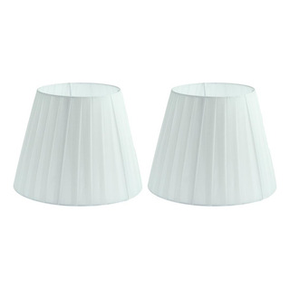 2x De Pantalla De Lámpara Blanca Para Acabado De Bombilla 2x De Pantalla De Lámpara Blanca Para Acabado De Bombilla
