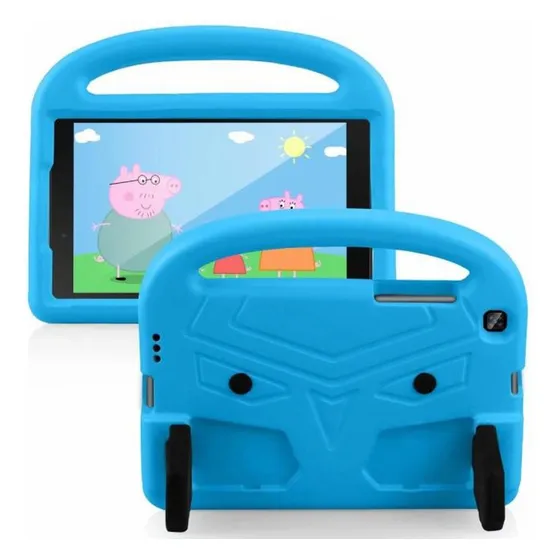 Capa Maleta Arctodus Para Tablet Galaxy Tab A7 Lite T220 Cor Azul-claro