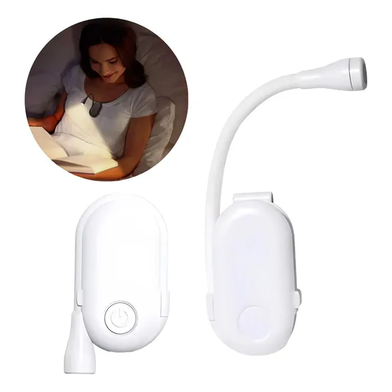 Lampara Lectura Cama Ledflexible Portatil Recargable Luz Usb